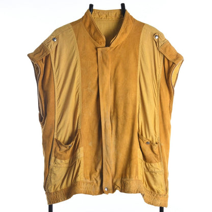 70s Valetino Suede Yellow Light Jacket (S)