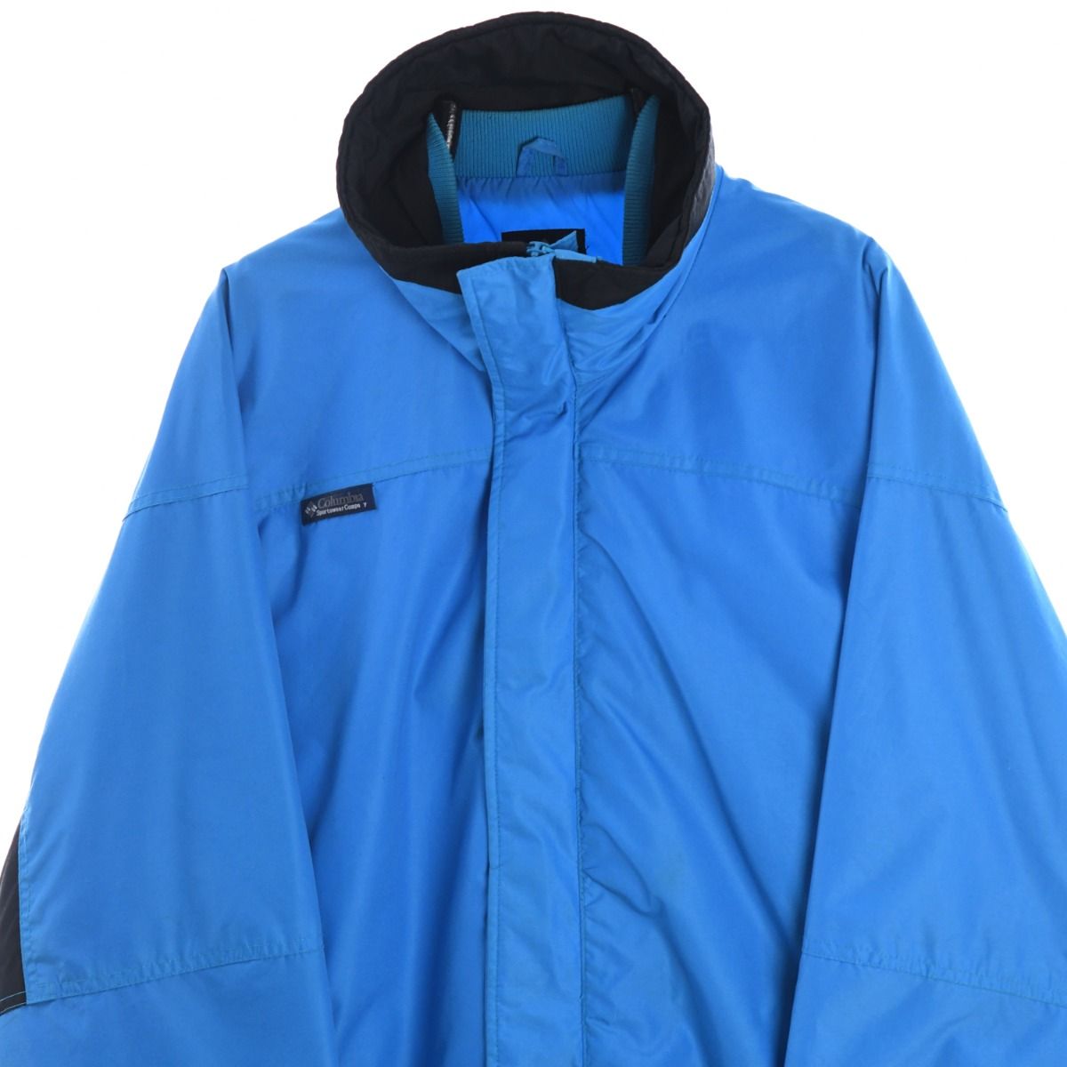 90s Columbia Blue 2-In-1 Fleece & Light Jacket (XL)