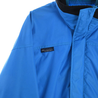 90s Columbia Blue 2-In-1 Fleece & Light Jacket (XL)