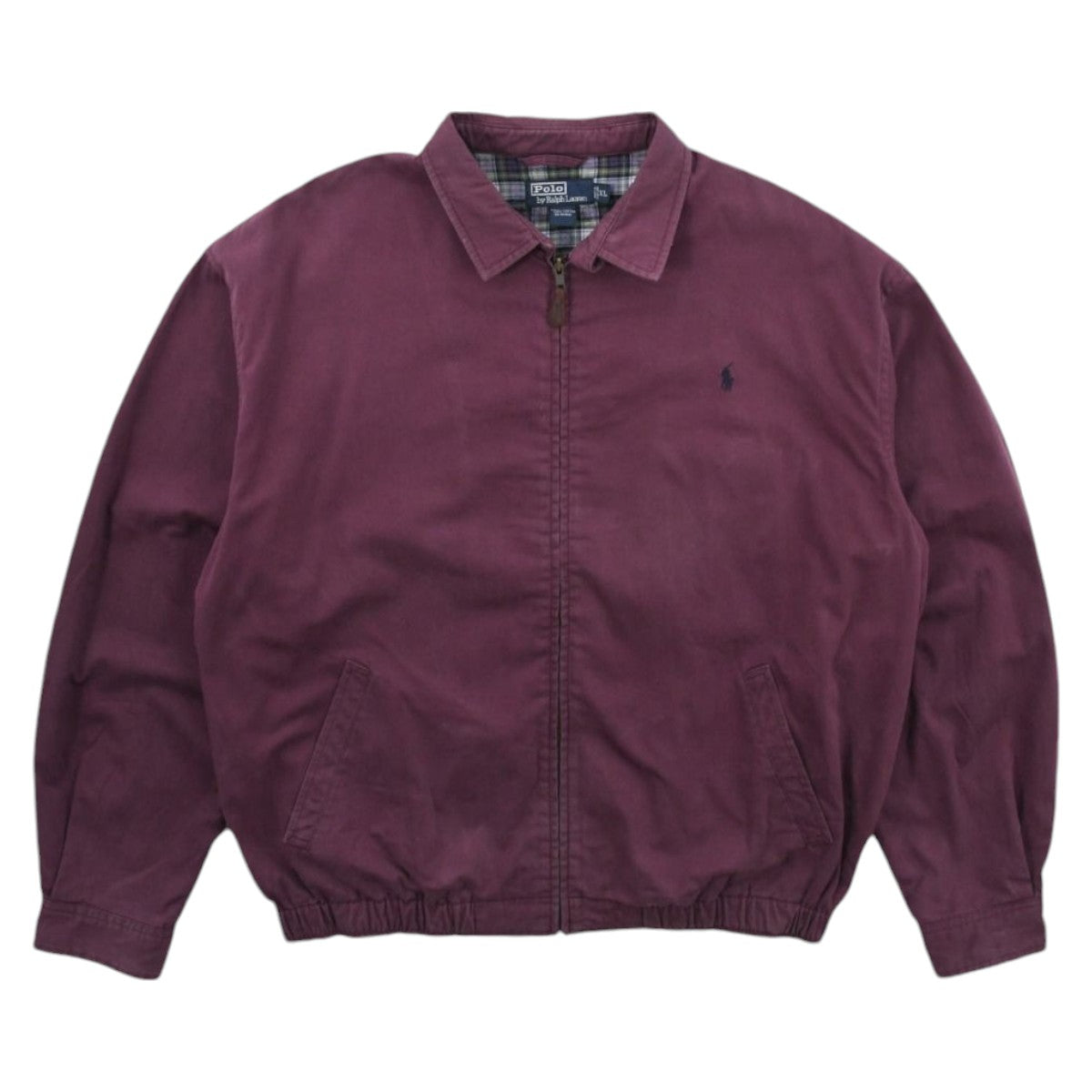 00s Polo Ralph Lauren Burgundy Harrington Jacket (XL)