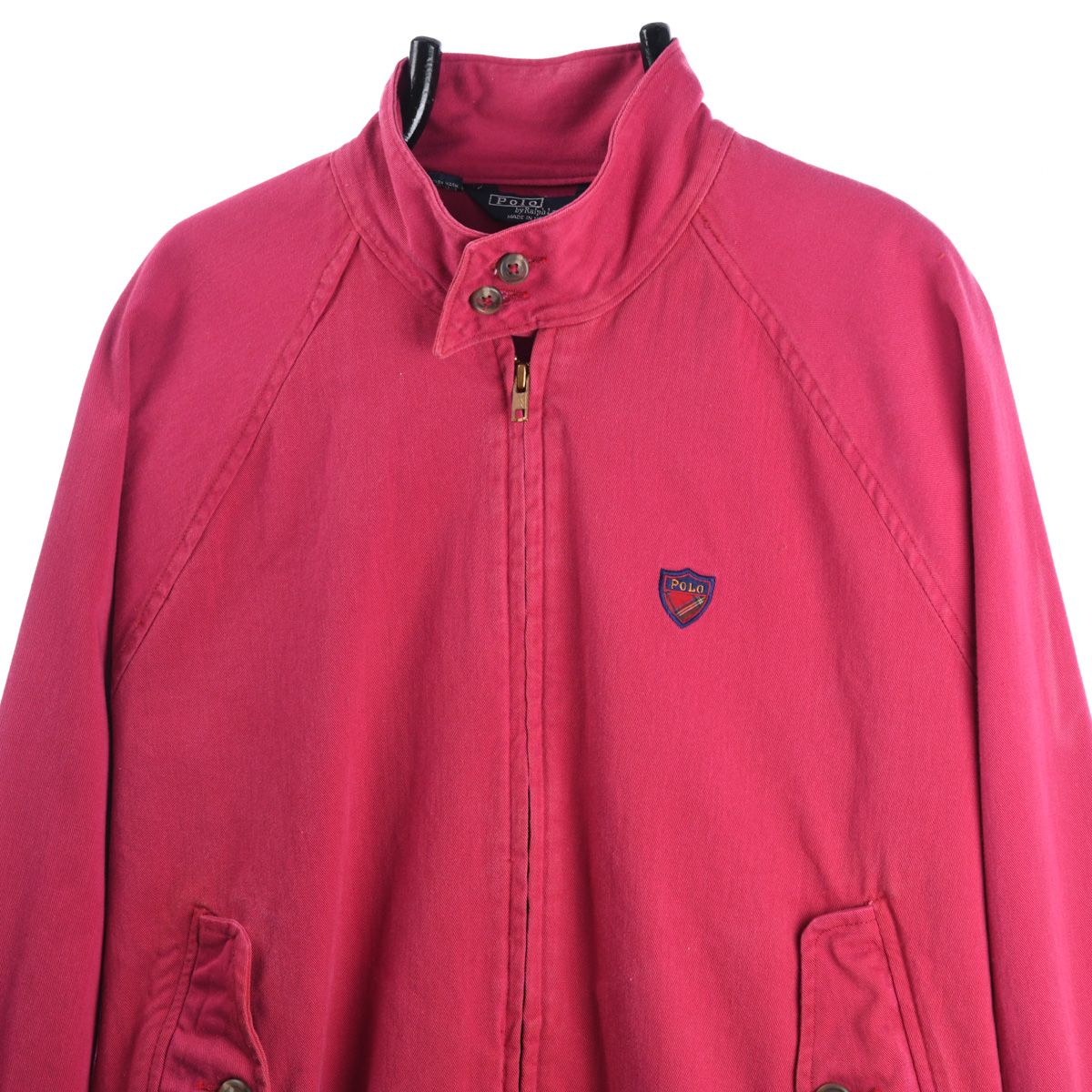 90s Polo Ralph Lauren Red Harrington Jacket (L)