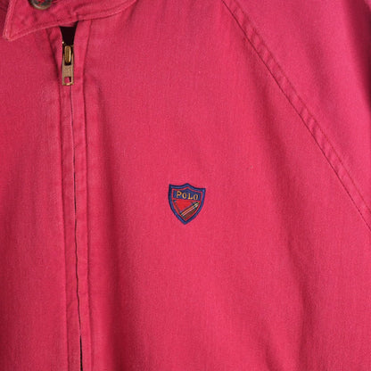 90s Polo Ralph Lauren Red Harrington Jacket (L)