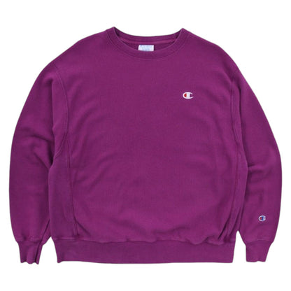 90s Champion Reverse Weave Purple Heavy Sweatshirt (XL)