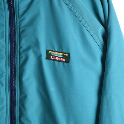 90s L.L. Bean Blue/Green Fleece Lined Jacket (M)