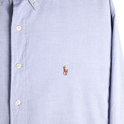 00s Polo Ralph Lauren Blue Shirt (XXL)