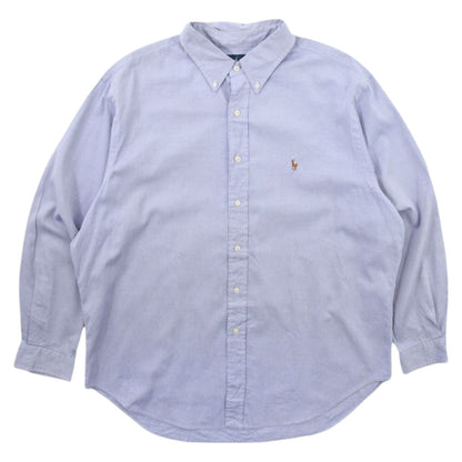 00s Polo Ralph Lauren Blue Shirt (XXL)