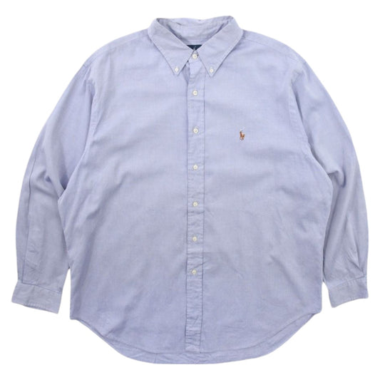 00s Polo Ralph Lauren Blue Shirt (XXL)