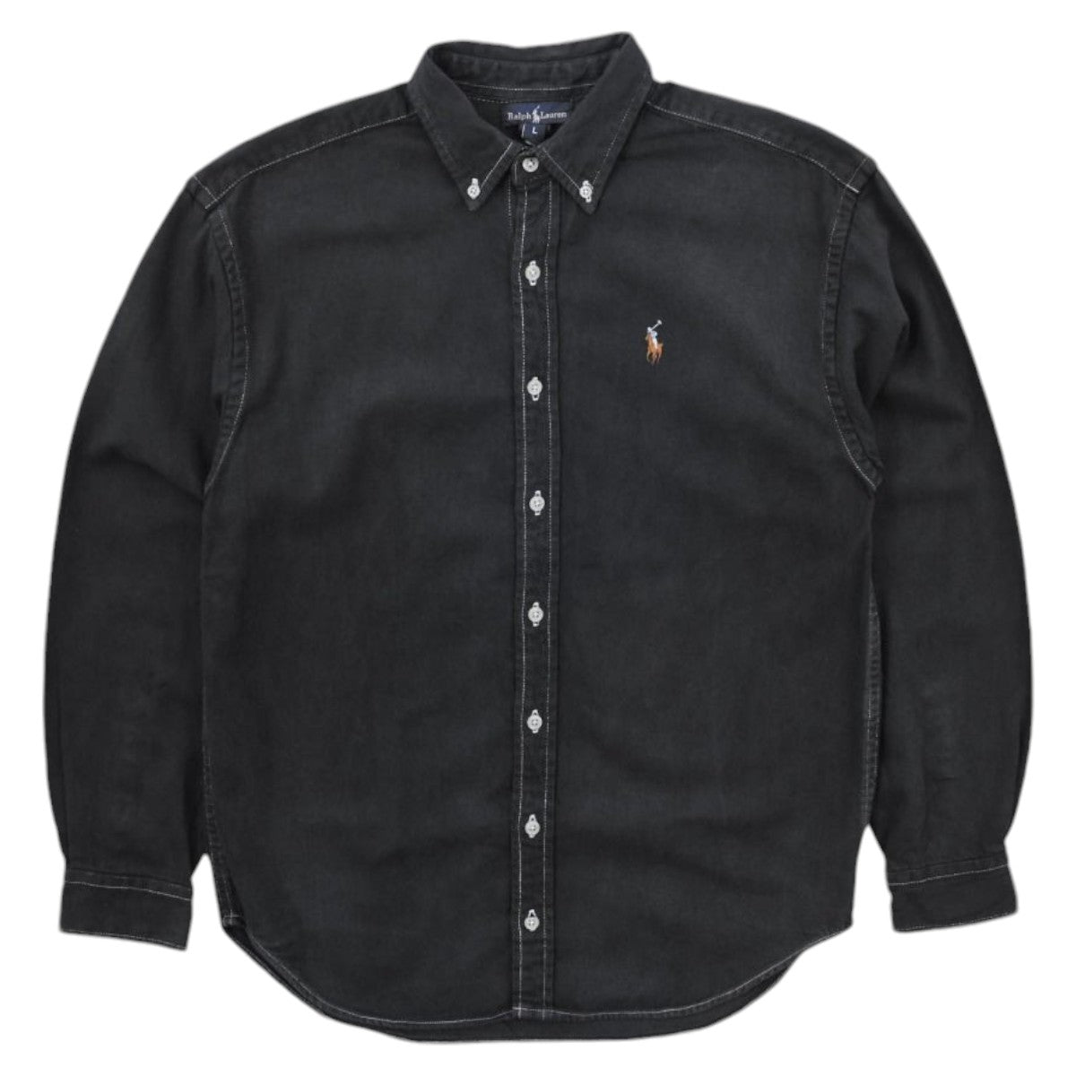 00s Polo Ralph Lauren Black Shirt (S)