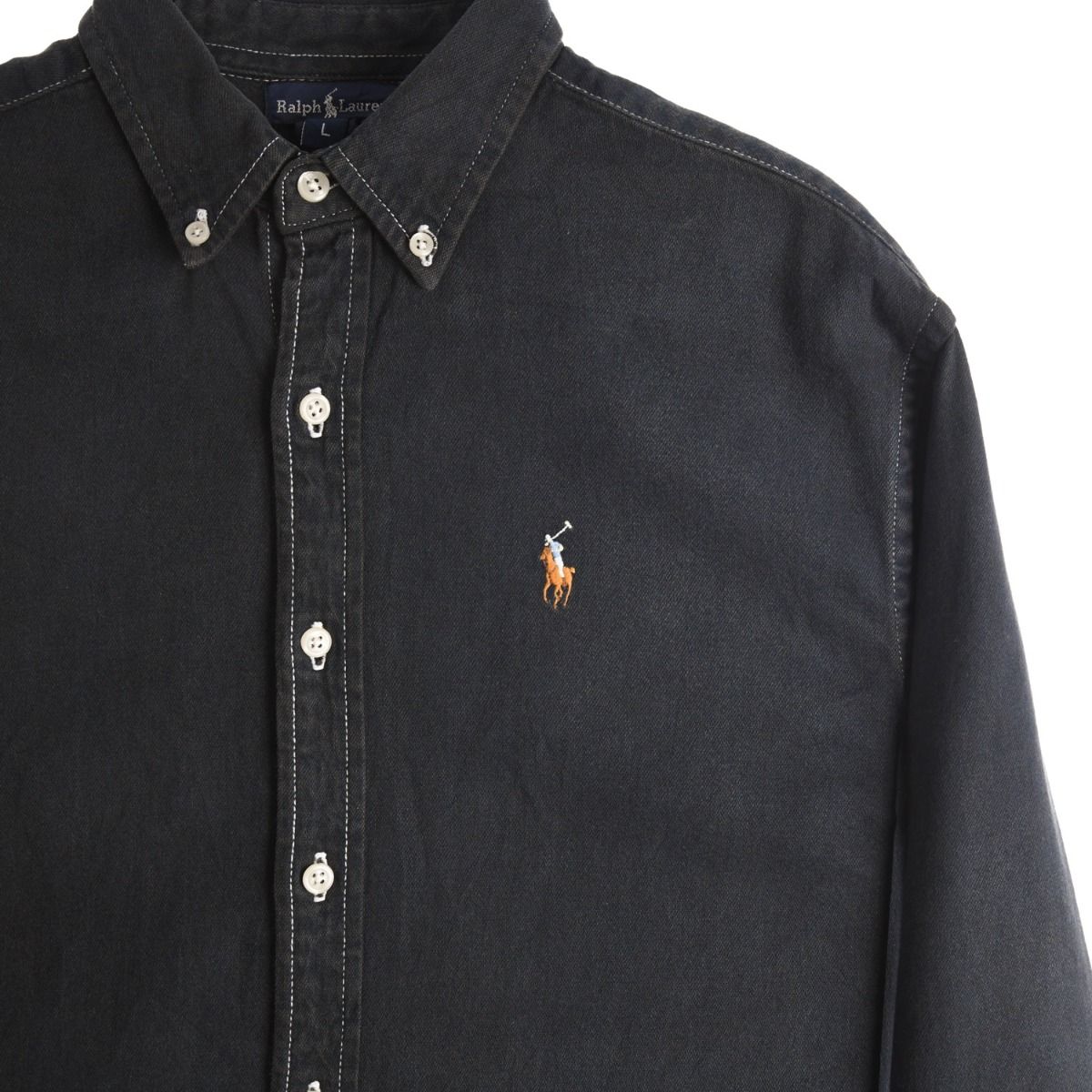 00s Polo Ralph Lauren Black Shirt (S)