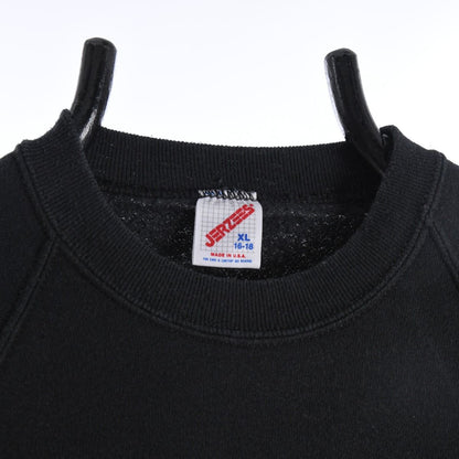 90s Jerzees Blank Black Sweatshirt (XS)