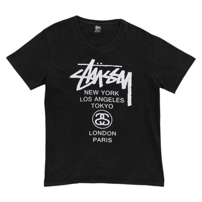 00s Stussy Black T-Shirt (M)