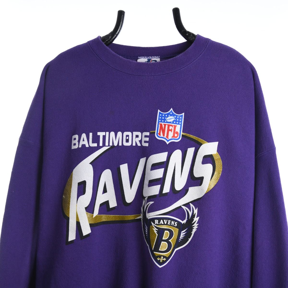 90s Baltimore Ravens Pro Player Purple Sweatshirt (XL)