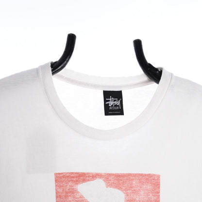 00s Stussy White Graphic T-Shirt (M)