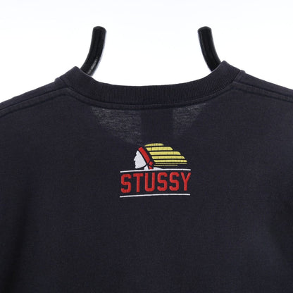 00s Stussy Navy Graphic T-Shirt (XS)