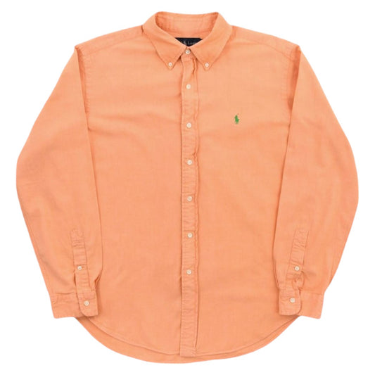 00s Polo Ralph Lauren Peach Thick Shirt (XL)