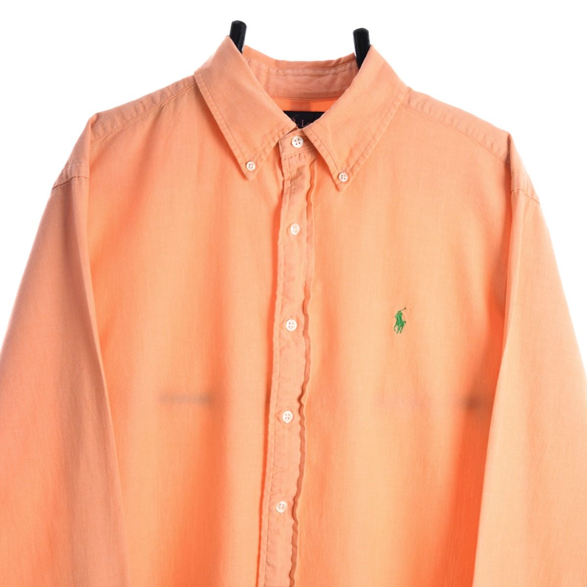 00s Polo Ralph Lauren Peach Thick Shirt (XL)