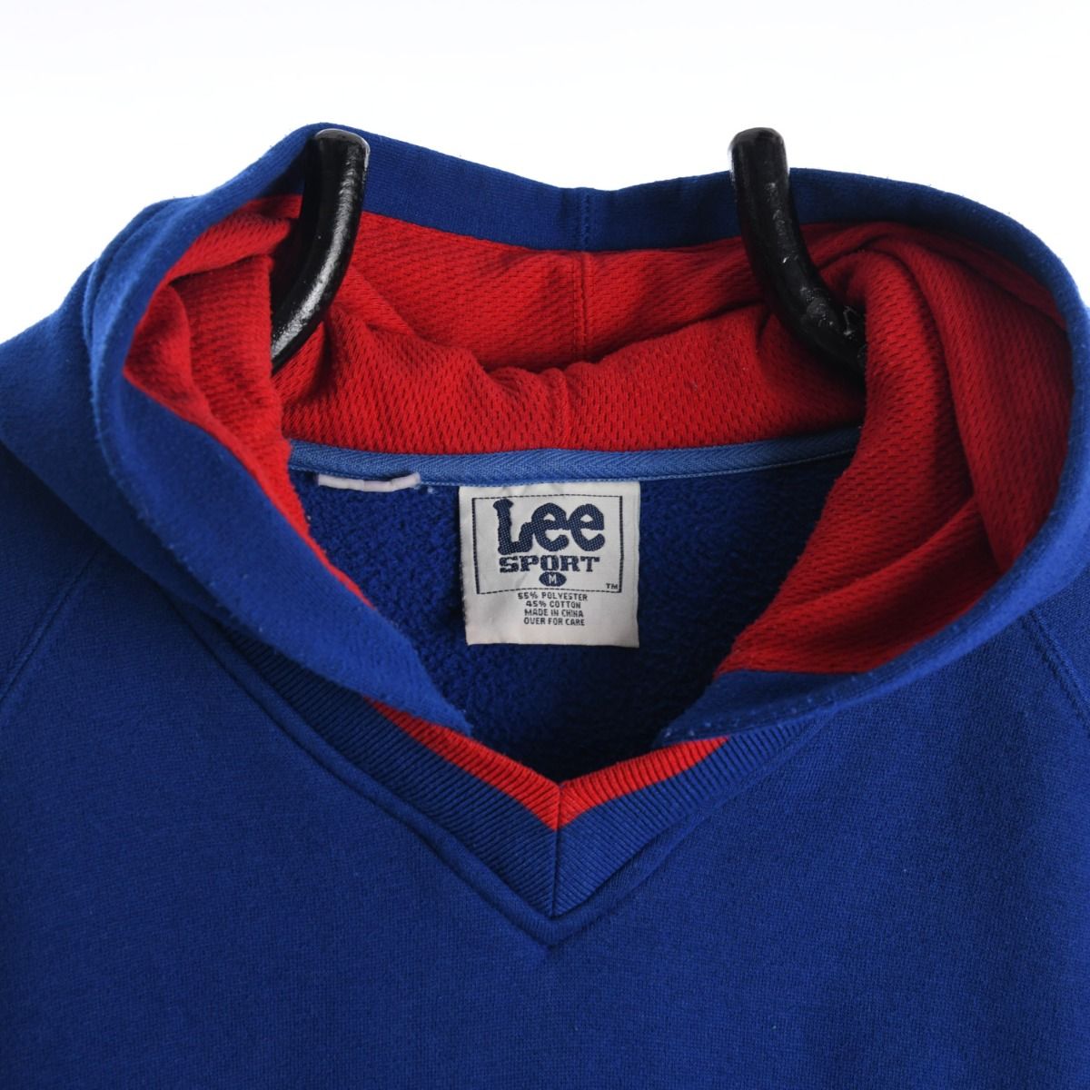 90s New York Giants Lee Blue Heavy Embroidered Hoodie (L)