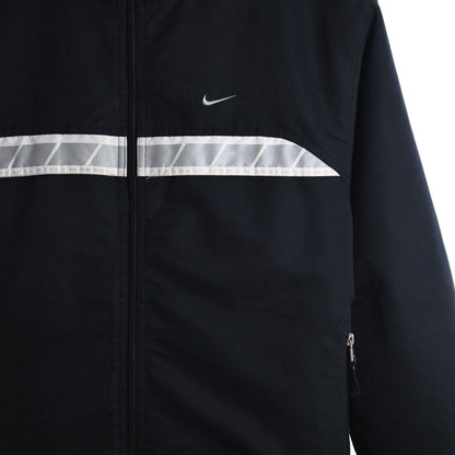 00s Nike Black Fleece Lined Jacket (L)