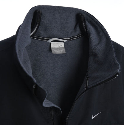 00s Nike Black Fleece Lined Jacket (L)