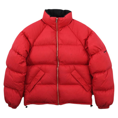 00s Polo Jeans Co Red Down Puffer Coat (XS)