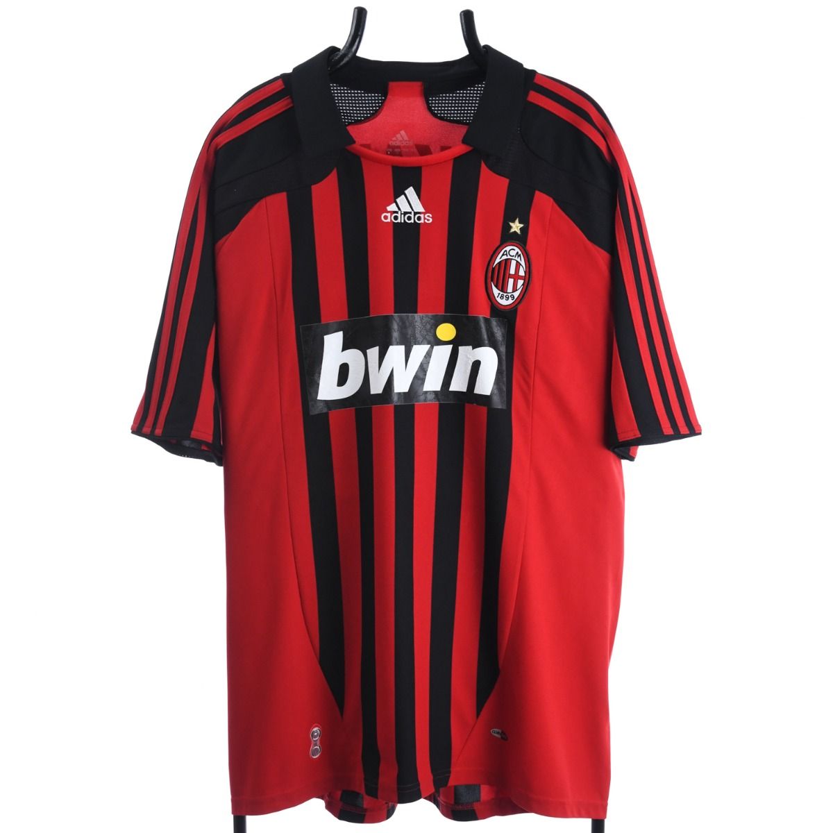 2007-08 AC Milan Lukaka Red Home Football Shirt (XL)