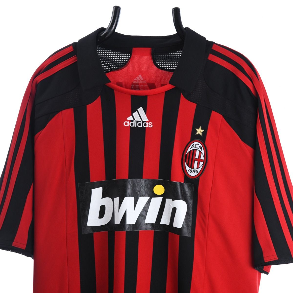 2007-08 AC Milan Lukaka Red Home Football Shirt (XL)