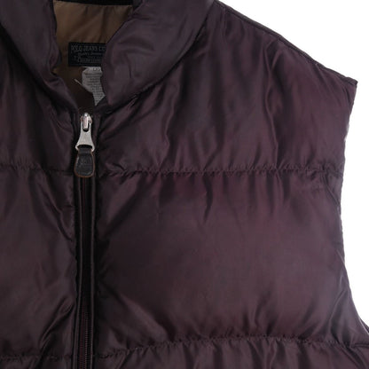 90s Polo Jeans Co Burgundy Down Gilet (L)