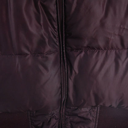 90s Polo Jeans Co Burgundy Down Gilet (L)