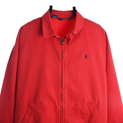 90s Polo Ralph Lauren Red Harrington Jacket (L)