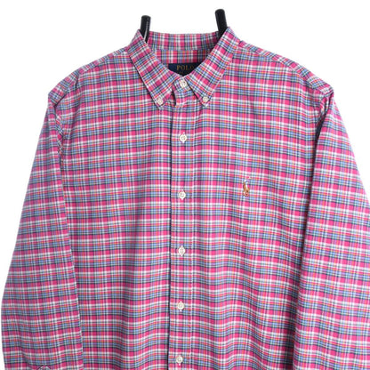 Polo Ralph Lauren Pink Checked Thick Shirt (M)