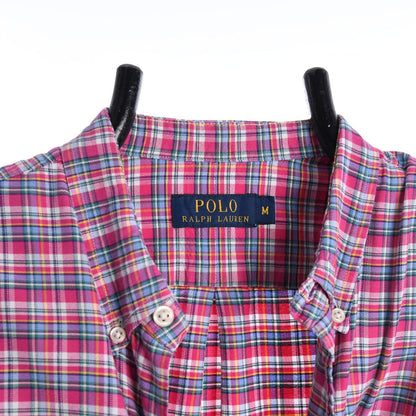 Polo Ralph Lauren Pink Checked Thick Shirt (M)