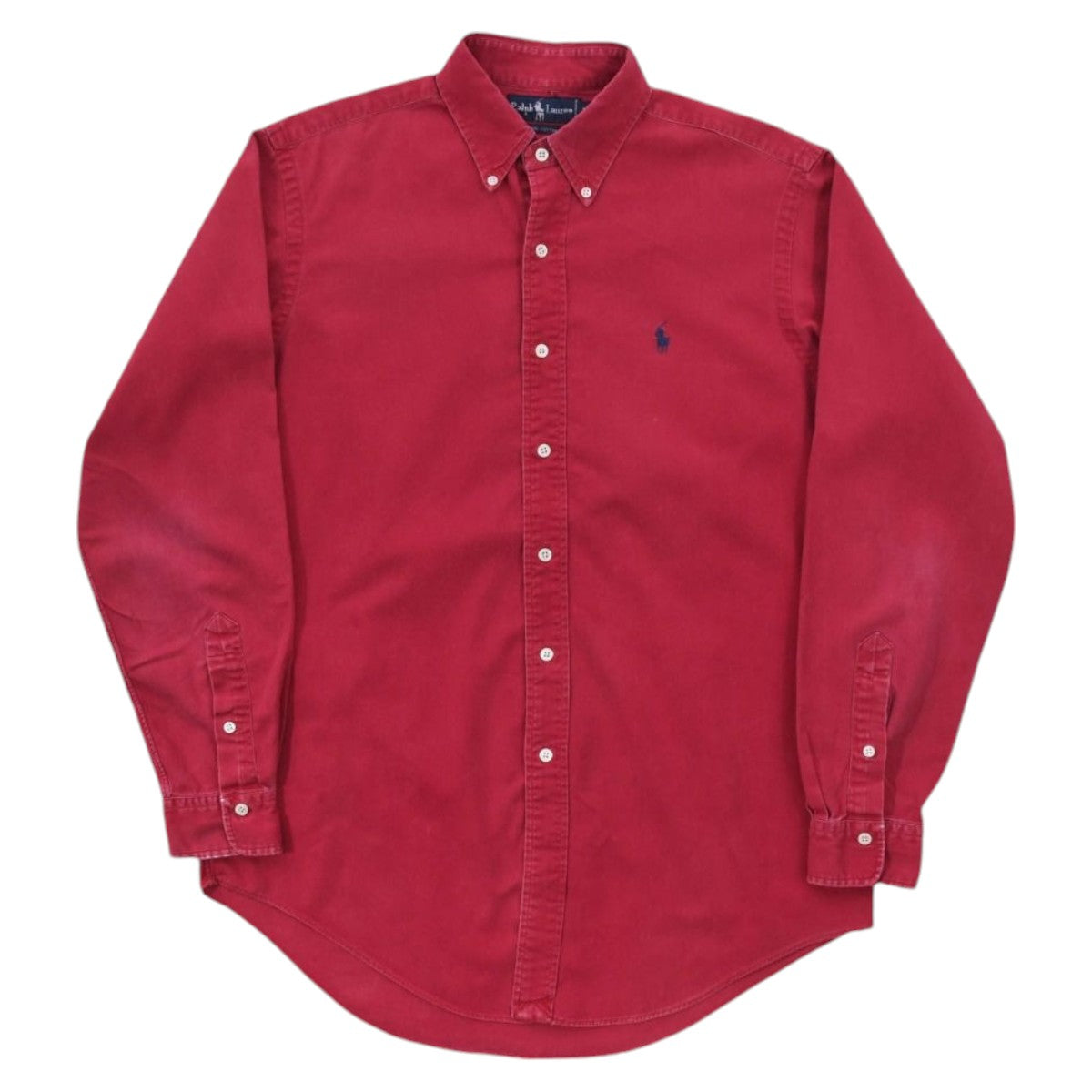 00s Polo Ralph Lauren Red thick Shirt (XL)