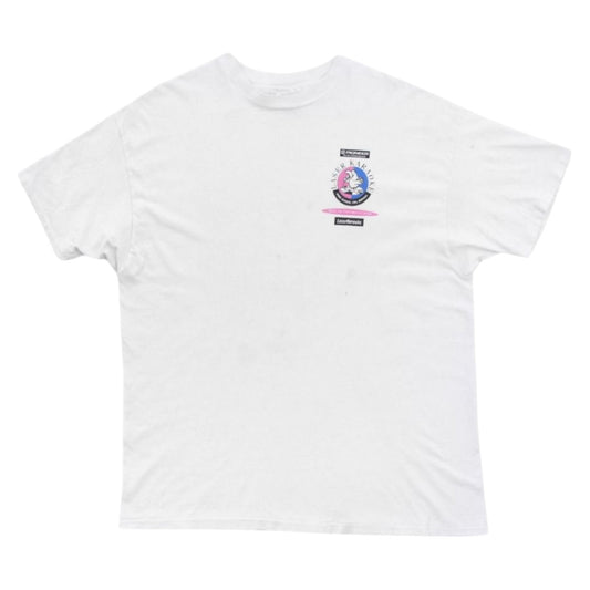 90s Karaoke white Hanes Beefy White t-Shirt (L)