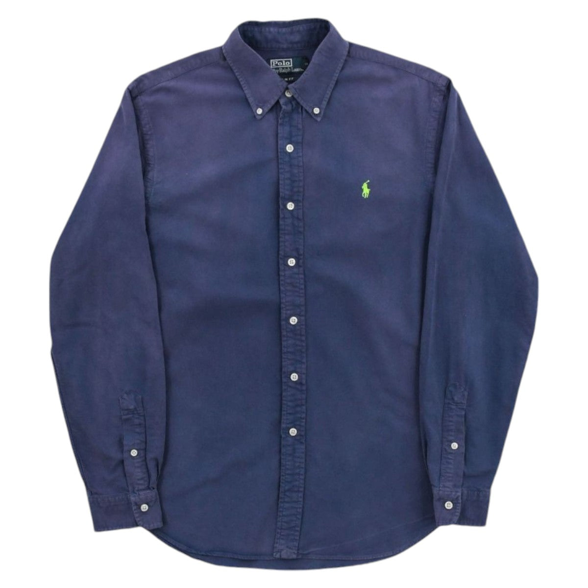 00s Polo Ralph Lauren Blue thick Shirt (L)