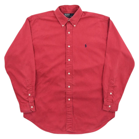 00s Polo Ralph Lauren Red Thick Shirt (XL)