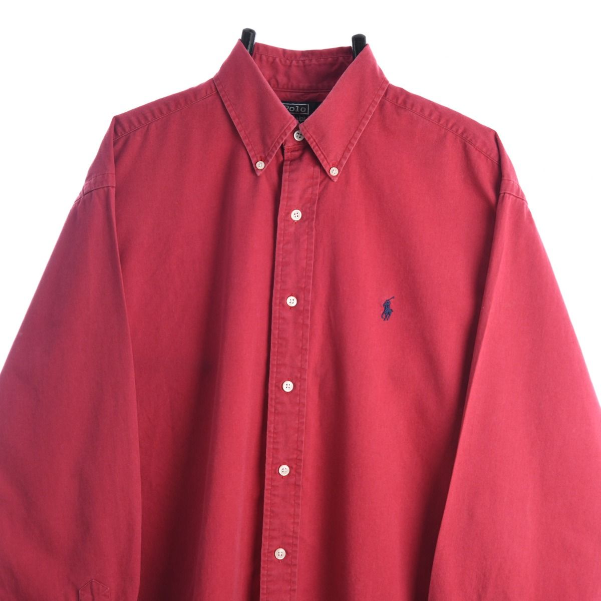 00s Polo Ralph Lauren Red Thick Shirt (XL)