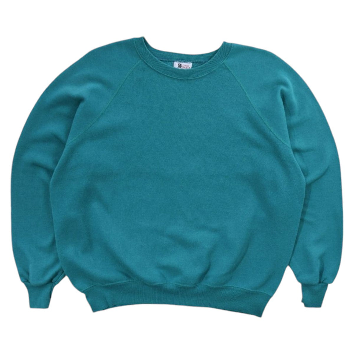 90s Lee Blank Teal Cotton Sweatshirt (M)