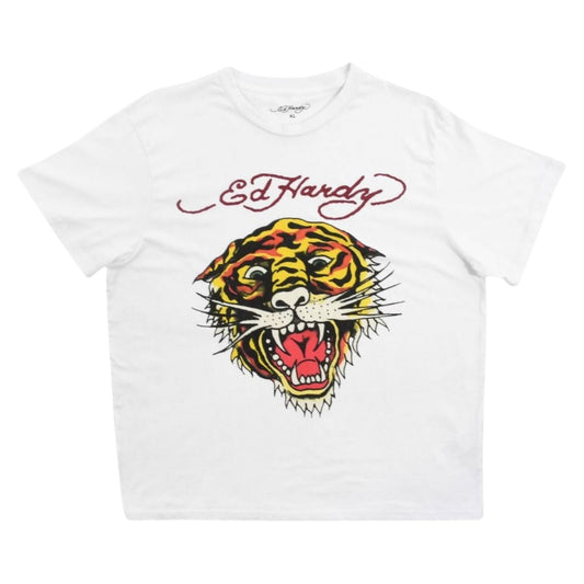 00s Ed Hardy White T-Shirt (L)