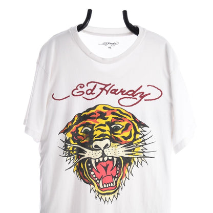 00s Ed Hardy White T-Shirt (L)