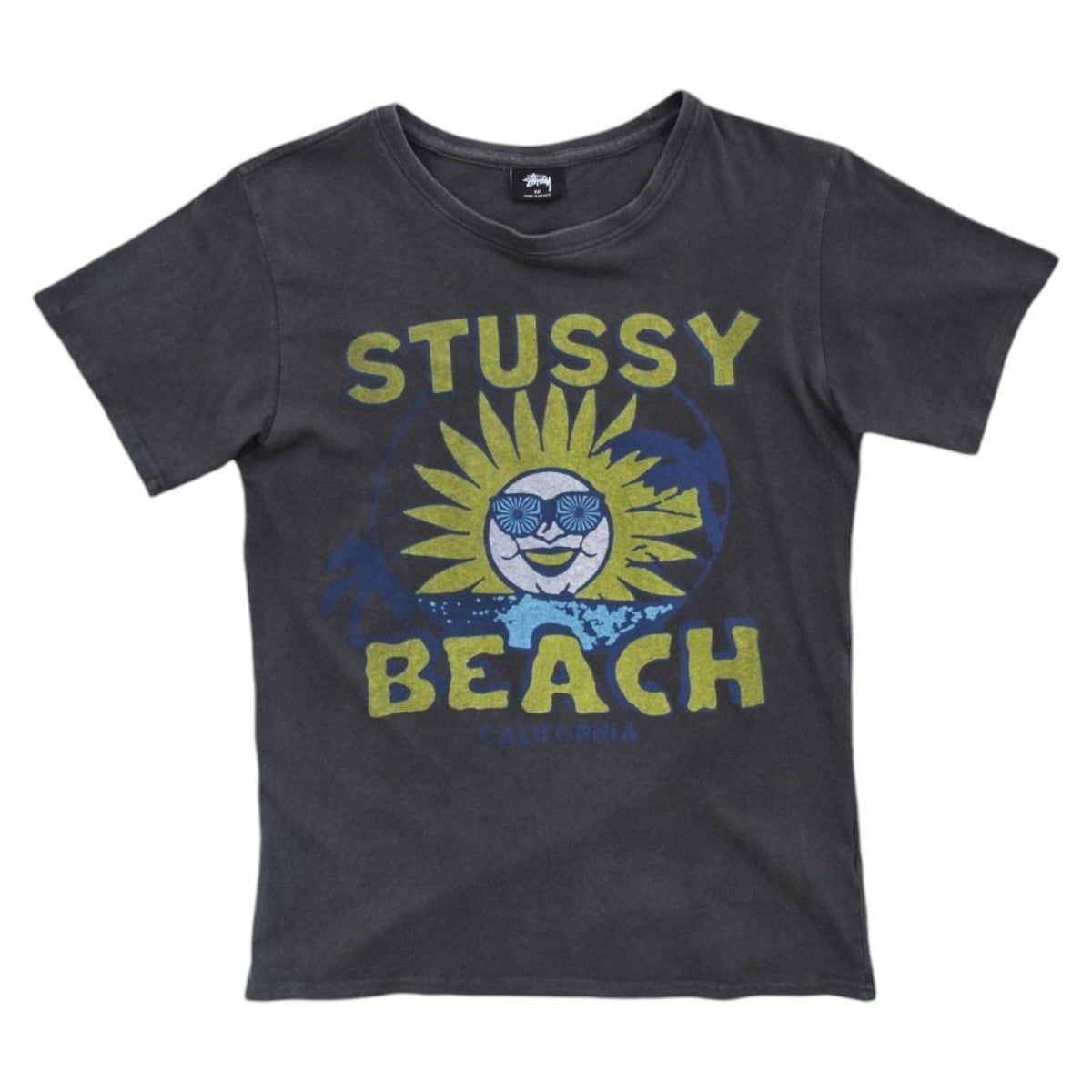 Stussy Beach Grey T-Shirt (S)