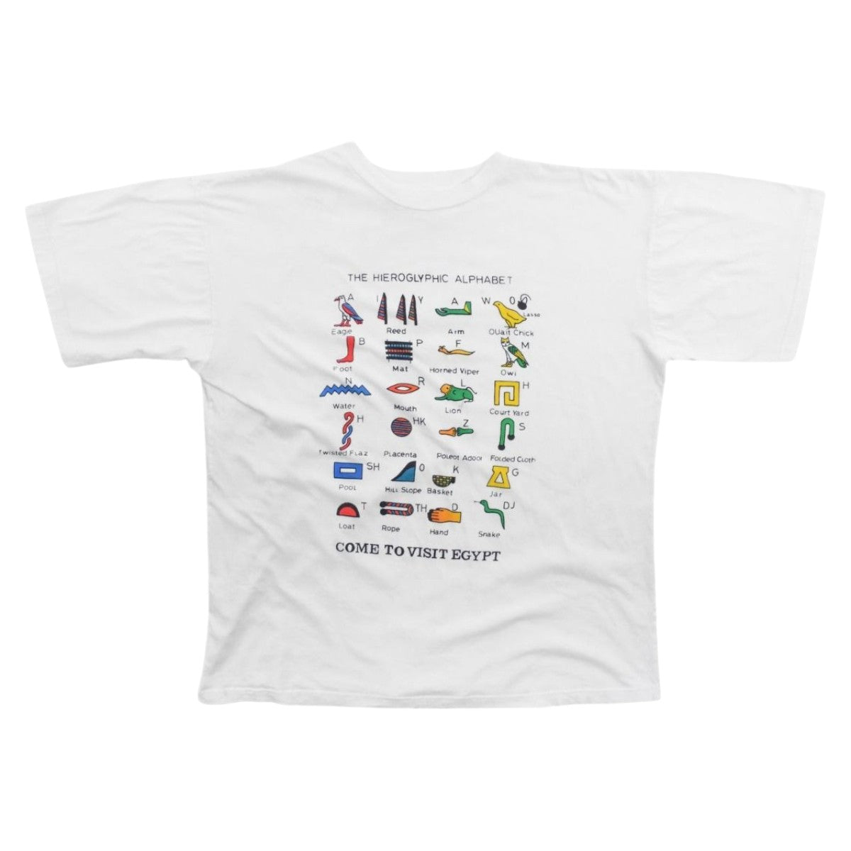 90s Egypt White T-Shirt (M)