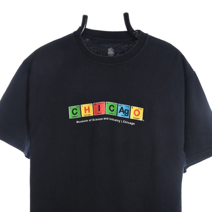 00s Chicago Museum of Science Black T-Shirt (S)