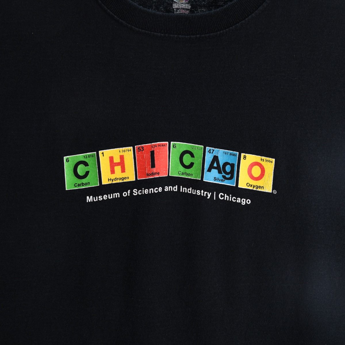 00s Chicago Museum of Science Black T-Shirt (S)