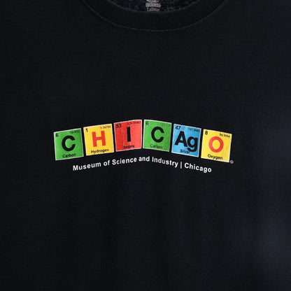 00s Chicago Museum of Science Black T-Shirt (S)