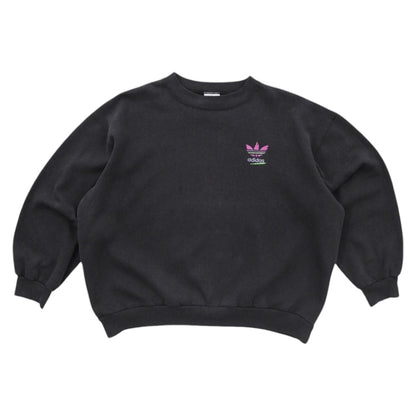 90s Adidas Black Sweatshirt (L)