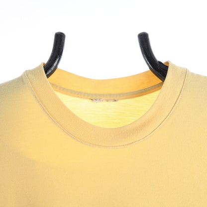 90s Lacoste Yellow Thick T-Shirt (M)