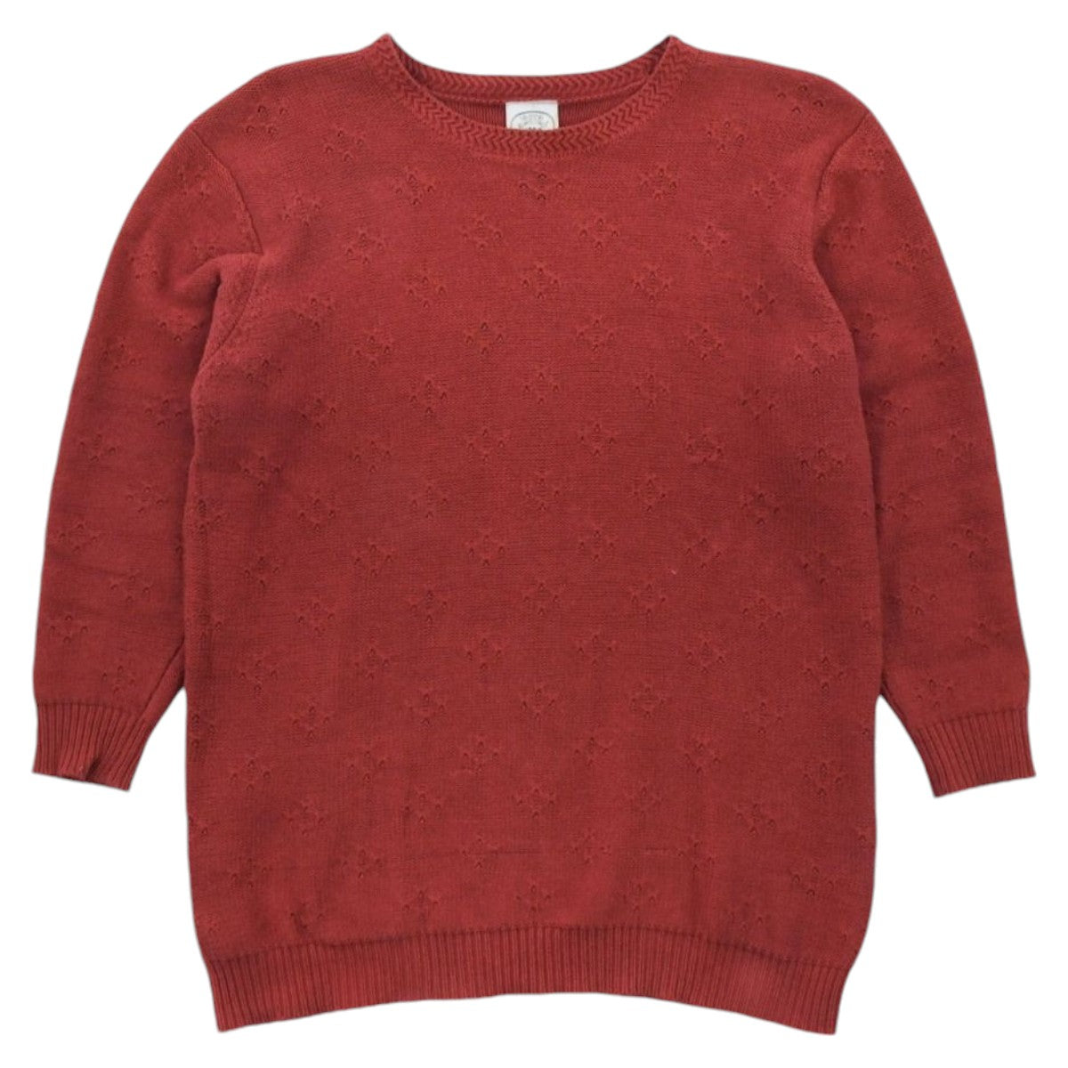 Laura Ashley Burnt Orange Knitted Jumper (M)