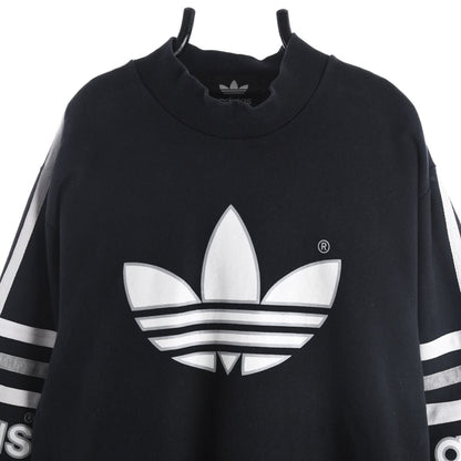 90s Adidas Black Sweatshirt (L)