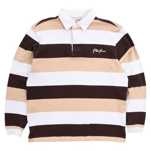 00s Phat Farm Brown Rugby Shirt (M)