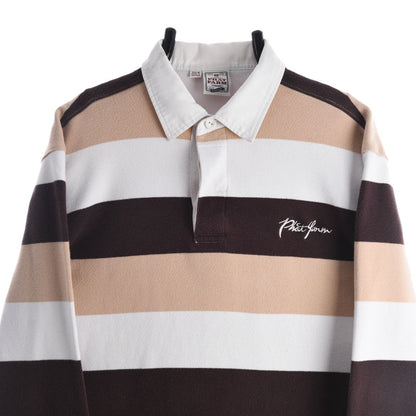 00s Phat Farm Brown Rugby Shirt (M)